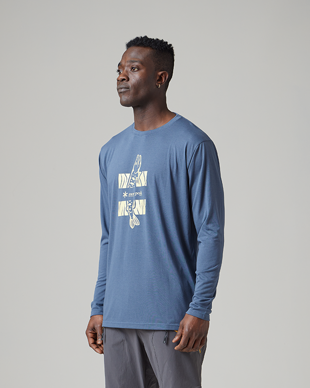 Toned Trout Graphic Long Sleeve T-Shirt