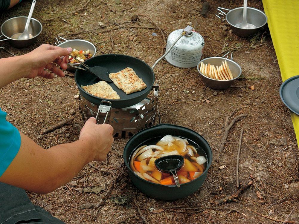 Aluminum Non-stick Cooker 1000 - Snow Peak