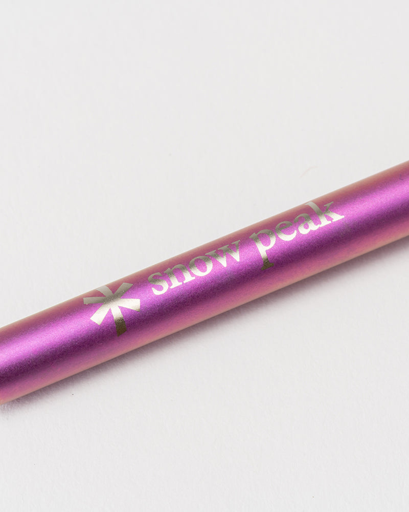 Titanium Straw 2-Piece Set in Pink & Purple