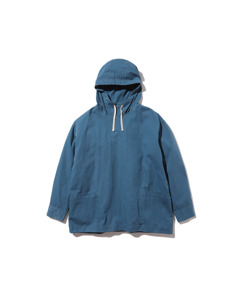 Natural-Dyed Recycled Cotton Parka
