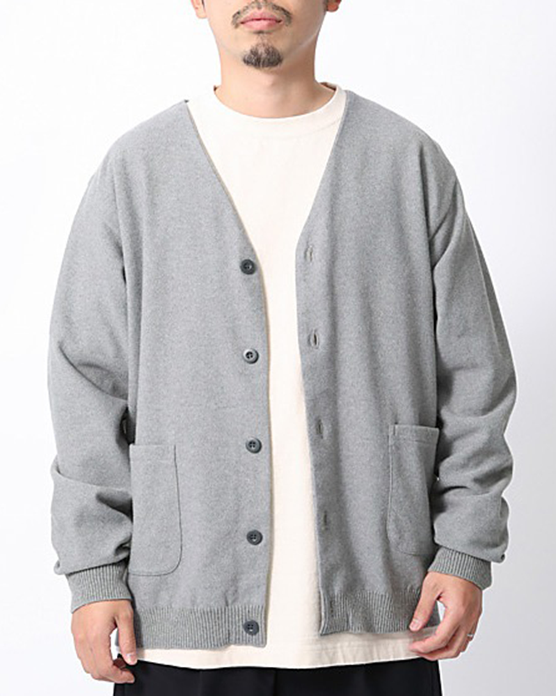 Cotton Polyester Knit Cardigan