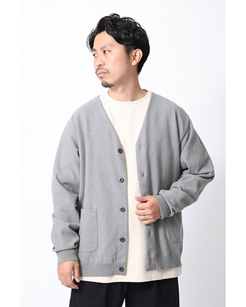 Cotton Polyester Knit Cardigan