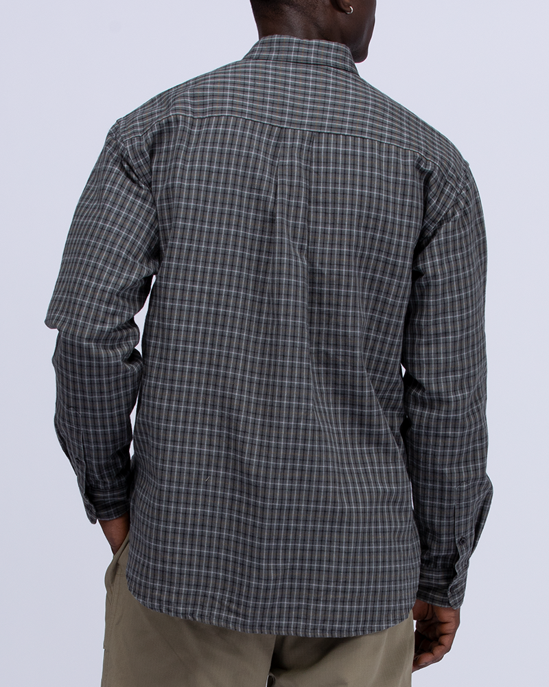 Cotton Check Button Down Shirt