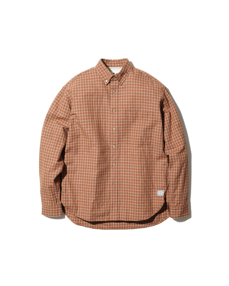 Cotton Check Button Down Shirt