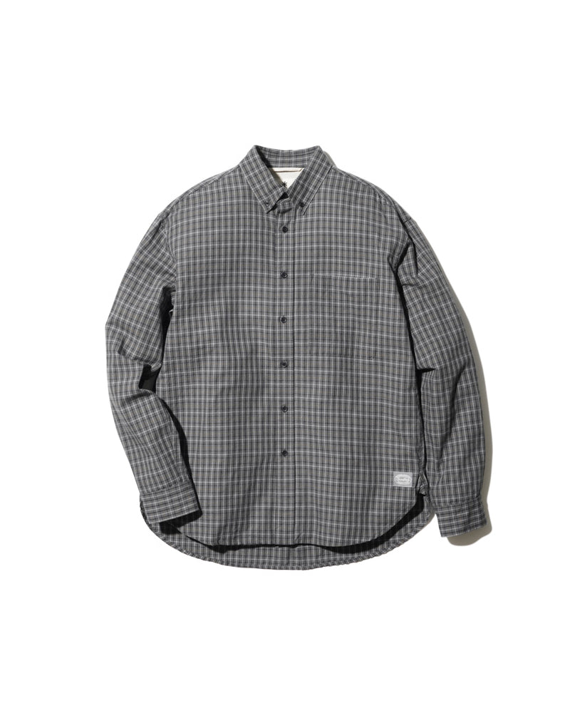 Cotton Check Button Down Shirt