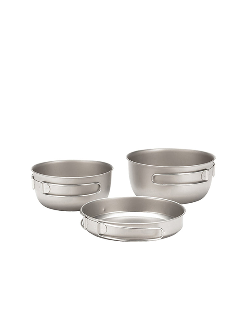 3 Piece Titanium Cookset