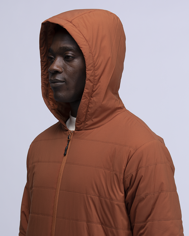 Flexible Insulated Zip Up Hoodie