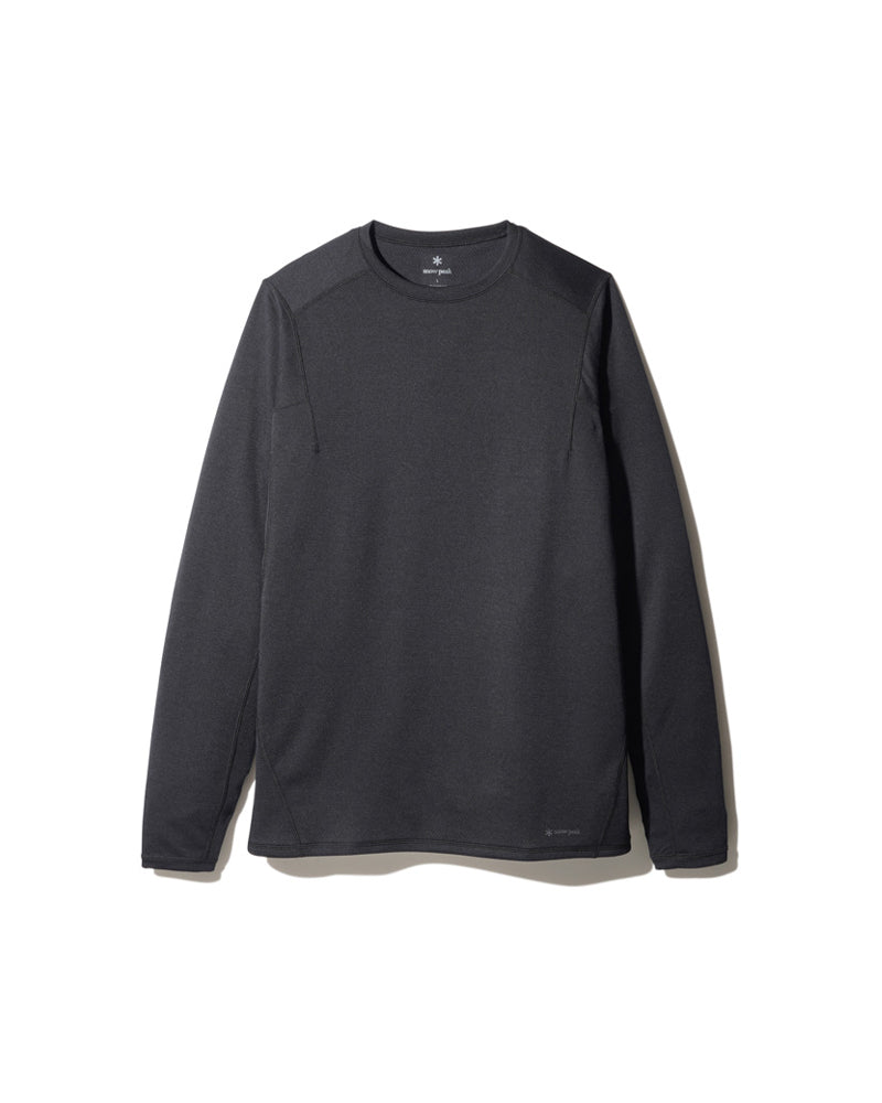 Recycled Polyester Wool Long Sleeve T-Shirt