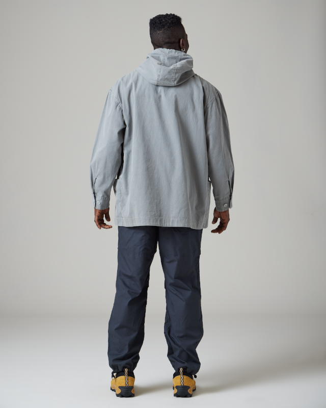 Natural-Dyed Recycled Cotton Parka