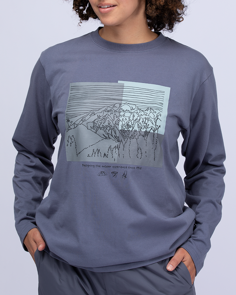 Mt. Echigo Komagatake Long Sleeve T-Shirt