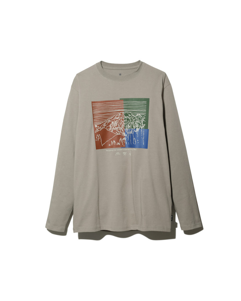 Mt. Echigo Komagatake Long Sleeve T-Shirt