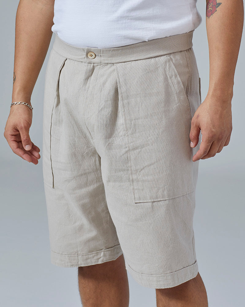 Cotton Linen Easy Shorts